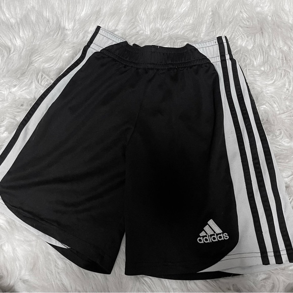 Men's Black Future Icons White 3 Stripes Shorts Size Small Men’s US - Picture 3 of 5